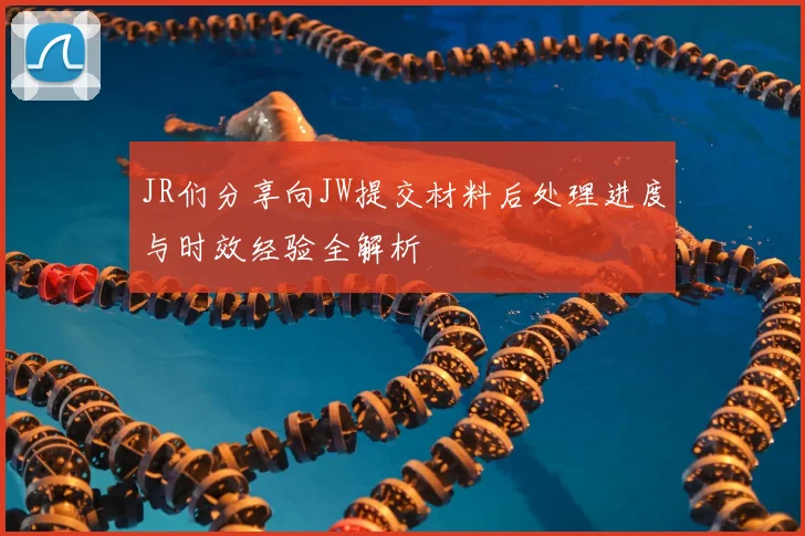 JR们分享向JW提交材料后处理进度与时效经验全解析